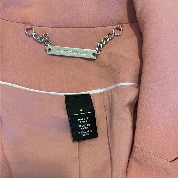 White House Black Market Pink Blazer - Picture 2 of 2